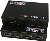 Gplus 4KHD104 4 Port 4K Ultra HD 2160P 3D HDMI Splitter Çoklayıcı