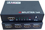 Gplus 4KHD104 4 Port 4K Ultra HD 2160P 3D HDMI Splitter Çoklayıcı