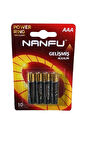 Nanfu İnce Pil AAA Lr03 1.5V Alkalin 4'lü Paket