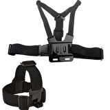 Gplus GP2X Göğüs Kemeri ve Kafa Bandı 2li Set Chest Head Strap
