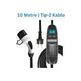 3,5 kW Taşınabilir Araç Şarj Cihazı | 10m Kablo