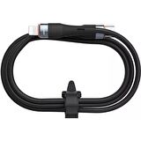 Nillkin Typec iPhone 27W Silikon Data Şarj Kablo 1.2m - Siyah