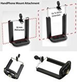 Gplus GP140 Tüm Aksiyon Kamera Tripod Monopodlarıyla Uyumlu Telefon Tutucu