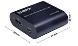 Gplus FHD6015A 60 Metre HDMI Extender+Ses Cat6 TX RX Alıcı Verici