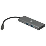 FRISBY FA-7712TC TYPE-C 7-IN-1 MULTI PORT HUB