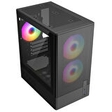 TEKNOTEG - FRISBY FC-8975B 550W 3X RGB GAMİNG KASA