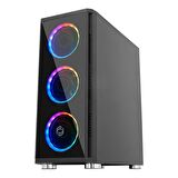 Frisby  Venom FC-9270G 650W 80+ Temperli (Dual-Ring RGB Fan) ATX Gaming Kasa 