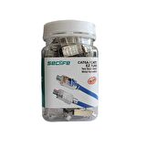 Seclife SNW-7030P Cat6A/Cat7 Yeni Nesil Delikli Metal (70 Ad) RJ45 Konnektör