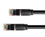 Gplus Cat6 4 Metre F/UTP 1G 250 Mhz 26 AWG CCA Folyo Kaplamalı Profesyonel FTP Network Ethernet Patch Cord Kablo 4MT