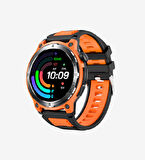 LinkTech S93 Premium Süper Amoled LT Watch Akıllı Saat (Turuncu)