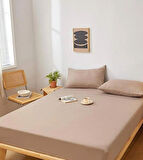 TOTEM Ranforce Pamuklu Yastık Kılıflı Lastikli Çarşaf Takımı Çift Kişilik 160 x 200