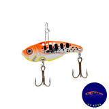 Vibrasyon Yem - LRF/Spin Jig - Fishack VibraX - 7g 40mm - Fire Dot - UV Boyalı