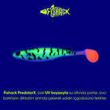 Silikon Sahte Balık - 10g 100mm - Fishack PredatorX - UV Boyalı - Bleed