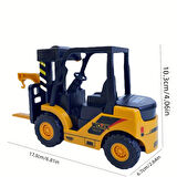 Farbu Sürtmeli Hareketli Kaldıraçlı Forklift 706-39, Sürtmeli Oyuncak İnşaat Arabası
