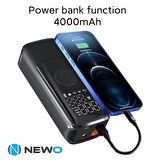 Newo Şarjlı Lastik Şişirme Pompası Işıklı KP01