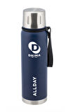 Daima Allday 750 ML 12 Saat Sıcak 24 Saat Soğuk Lacivert Termos  