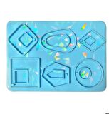 14cm x 10cm Hologramlı Anahtarlık Kalıbı - Kod: