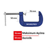 WORKPRO WP232018 75mm G Tipi İşkence