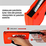 WORKPRO WP223001 6-10MM Mekanik Zımba Tabancası + 800 Adet Zımba  