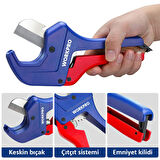WORKPRO WP301006 42mm Profesyonel PPRC Plastik Boru Kesme Makası