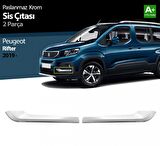 S-Dizayn Peugeot Rifter Krom Sis Çıtası 2 Prç 2019 Üzeri