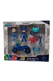 Pjmasks 7'li Figürler ve Aksesuarlar Oyun Seti  MAVİ
