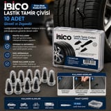 10PCS ŞEFFAF PLASTİK KUTULU LASTİK TAMİR ÇİVİSİ (5468)