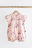 Next Baby Pamuklu Kedi Desenli 3’lü Romper Set