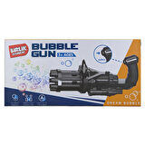 Bubble Gun Pilli Köpük Tabancası Siyah