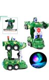 Transformers Askeri Zırhlı Tank Sesli Işıklı Çarpıp Dönen Oyuncak Tank