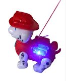Yürüyen Köpek Pilli Işıklı Sesli Paw Patrol Marshall Figür Benzeri Yürüyen Köpek