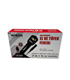 WISON WS-4300 Şarjlı El ve Tüfek Feneri 1200 Lümen