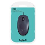 Logitech M100R USB Kablolu Mouse