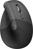 Logitech Lift Sessiz Kablosuz Ergonomik Dikey Mouse - Siyah