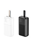Xo 2.1a Fast Hızlı Çift Usb Çıkışlı Type-c Girişli 30000 Mah Taşınabilir Şarj Aleti Powerbank Pr199