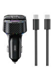 BCC17 Araç Bluetooth V5.3 MP3 Ve Şarj Cihazı, Type-C Örgü Kablo,30W PD Hızlı Şarj,FM Verici,MP3/WAV