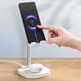 Mcdodo Ch-0530 20W Kablosuz Telefon Ve Kulaklık Şarj Standı-Beyaz