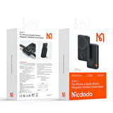 MCDODO 1461 IPHONE + APPLE WATCH 2'si 1 ARADA 10000 MAH 20W MANYETİK POWERBANK