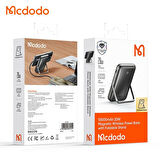 Mcdodo MC-1511 20W 10000 mah Katlanabilir  Magsafe Powerbank Siyah
