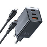 Mcdodo CH-1544 67W Gan5 Pro Typec Usb Girişli Şarj Cihazı-Typec Lightning Kablo