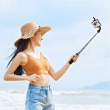 Mcdodo SS-1781 Bluetooth Selfie Çubuğu Uzaktan Kumandalı/Tripod Standlı - Siyah