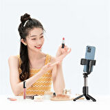 Mcdodo SS-1781 Bluetooth Selfie Çubuğu Uzaktan Kumandalı/Tripod Standlı - Siyah