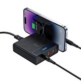 Mcdodo CH-1802 100W Usb Typec Giriş Powigan Hızlı Şarj Adaptörü + Kablo - Siyah