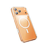 MCDODO PC-1824 iPhone 17 Kamera Düğmeli Manyetik Şeffaf Kılıf