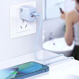 Mcdodo CA-1834 36W Usb İphone Hızlı Data-Şarj Kablo 1.2m-Mavi