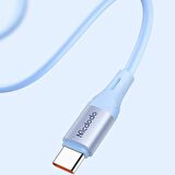 Mcdodo CA-1844 100W TypeC Usb Hızlı Data-Şarj Kablo 1.2m - Mavi