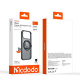 MCDODO PC-1872  iPhone 17 Pro Max Yakalama Düğmeli Manyetik 360° Halka Standlı Kılıf