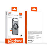 MCDODO PC-1873 iPhone 17 Air Yakalama Düğmeli Manyetik 360° Halka Standlı Kılıf
