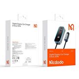 Mcdodo CC-1900 USB-TypeC Dijital Ekran Kablolu Araç Şarj Cihazı
