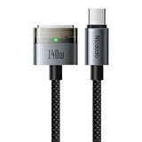 CA-2070 140W USB-C - Magsafe 3 manyetik bağlantı kablosu 2m - Siyah